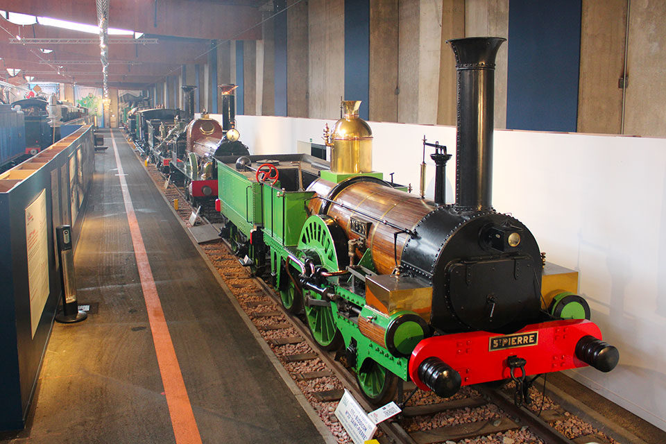 Le quai n°1 de la Cité du Train, 2021, photo : Cité du Train