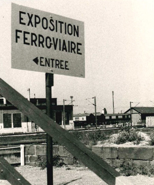 Entrée de l’Exposition Ferroviaire, 8 septembre 1971, Collection Cité du Train