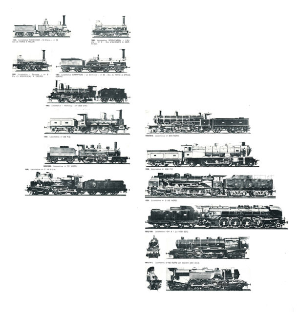 French Railways Museum, permanent retrospective exposition (SNCF depot of Mulhouse North), Insert from “Chemins de Fer” magazine, no 30, 1974