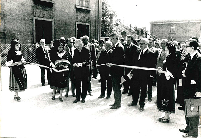 Anonyme, Inauguration officielle du musée en présence de M. Ségalat, président de la SNCF, le 03 juillet 1971, Collection Cité du Train