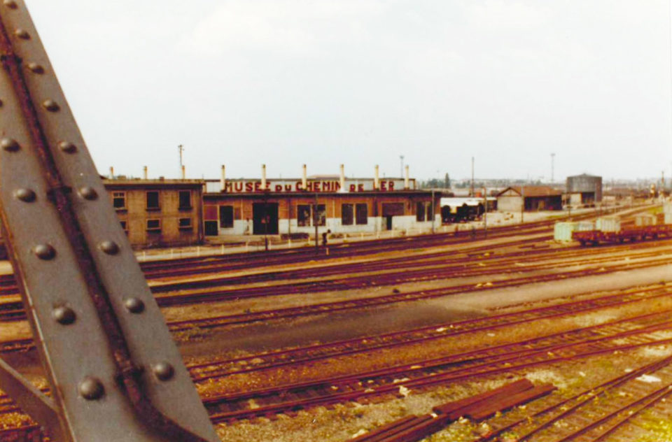 Anonymous, Footbridge to the French Railways Museum, 8 June 1973, Cité du Train collection