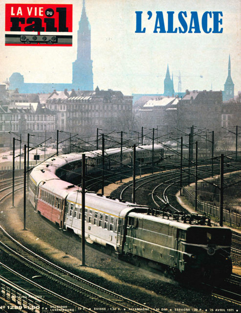 La Vie du Rail, Une du n°1289, 26 avril 1971, Collection Cité du Train