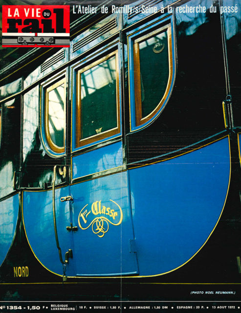 La Vie du Rail, Cover of no 1354, 13 August 1972, Cité du Train collection