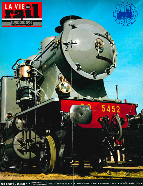 La Vie du Rail, Une du n°1521, 14 décembre 1975, Collection Cité du Train