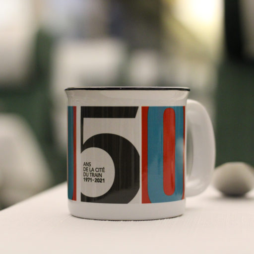 Mug édition 50 ans de la CIté du Train