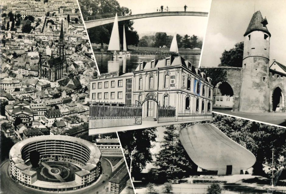 Photos RUDLER Mulhouse, Carte postale Hôtel du musée et de Suisse, s.d., Collection Cité du Train