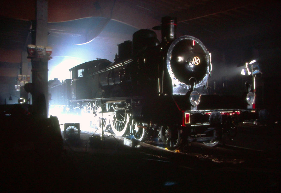 Anonyme, Tournage de l’émission Sacrée Soirée, photographies, 1994, Collection Cité du Train