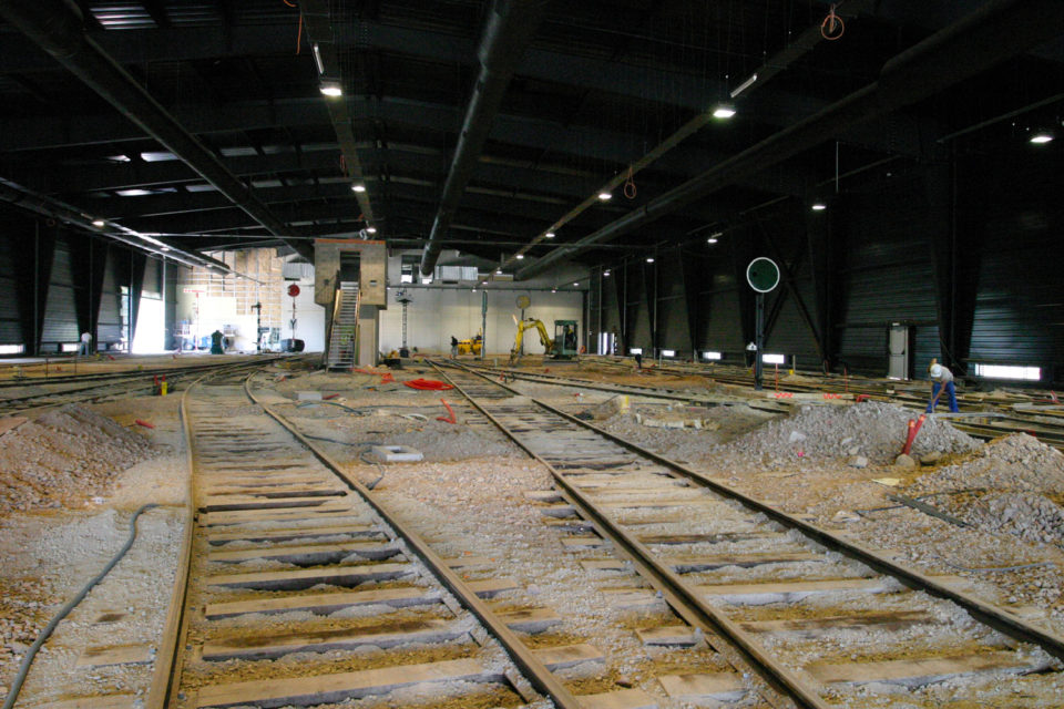 Anonymous, Construction work for the new Show Tour building in the Cité du Train, photograph, 18 June 2004, Cité du Train collection