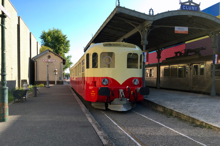 Julien Prodorutti, L’autorail Decauville sur le Panorama Ferroviaire de la Cité du Train, Photographie, 2019, Collection Cité du Train