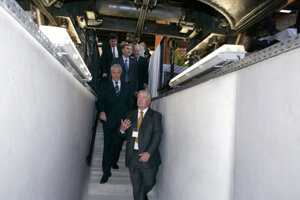 Anonyme, Inauguration du nouveau bâtiment de la Cité du Train, Photographies, 14 avril 2005, Collection Cité du Train