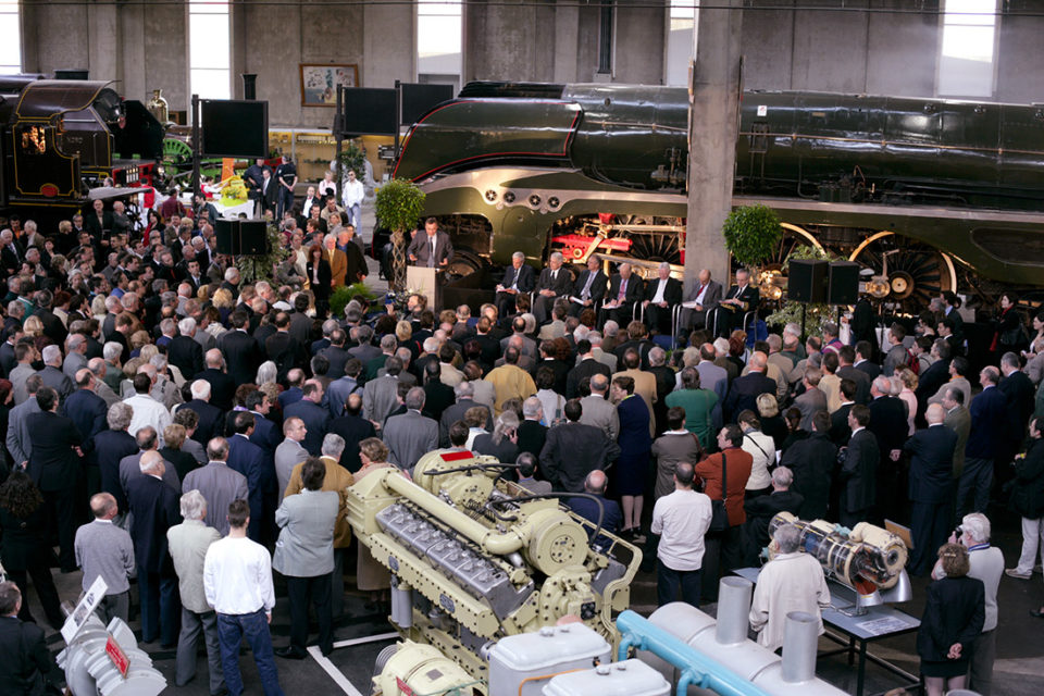 Anonyme, Inauguration du nouveau bâtiment de la Cité du Train, Photographies, 14 avril 2005, Collection Cité du Train